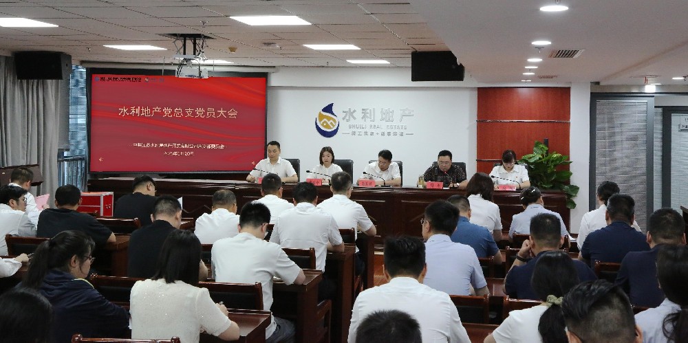 水利地產召開黨總支委員增補選舉會議